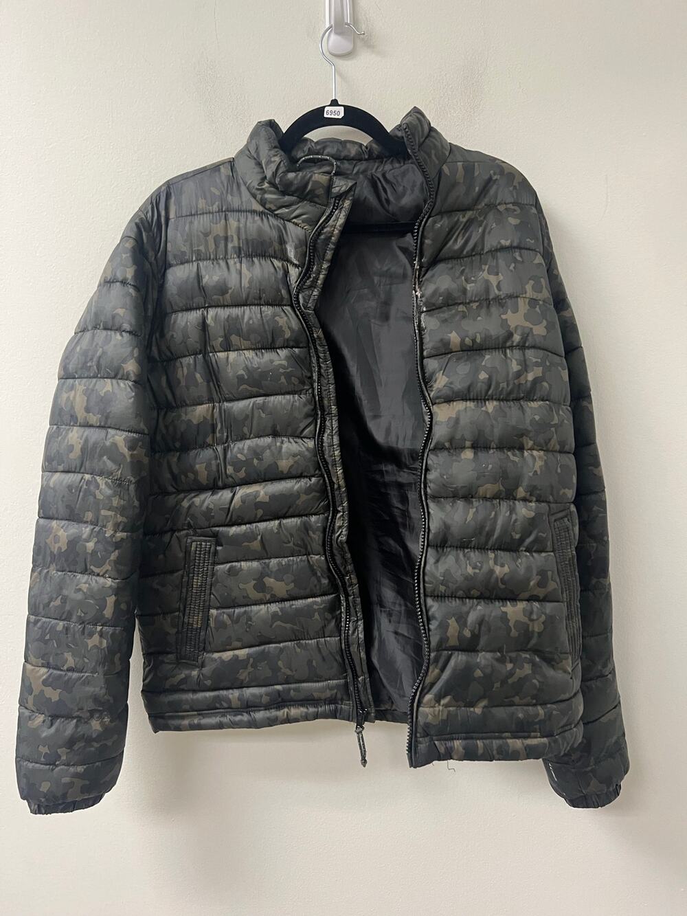 Prince & Fox Camo Puffer Jacket Sz S